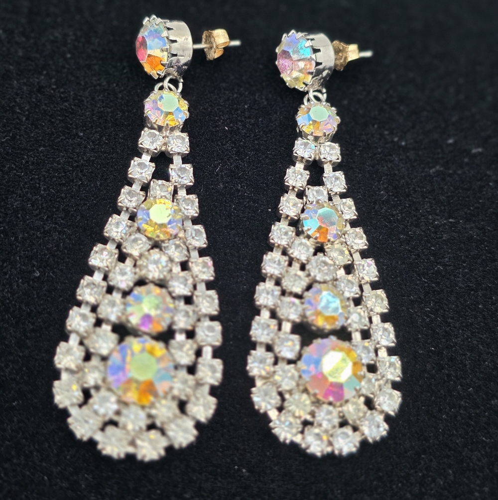Dazzling Crystal Teardrop Earrings